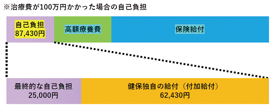 組合健保の場合の付加給付