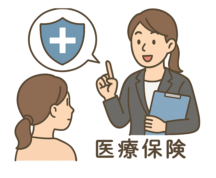医療保険で安心をプラス イメージ