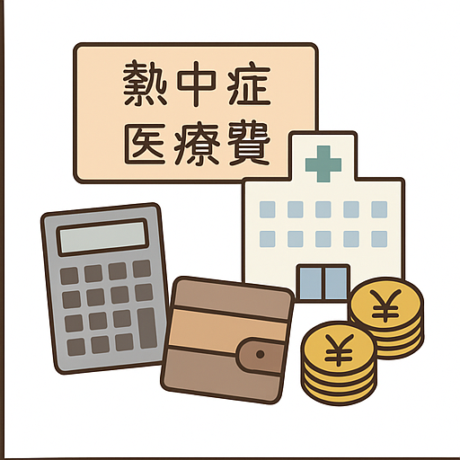 意外と高額? 熱中症にかかる医療費 イメージ
